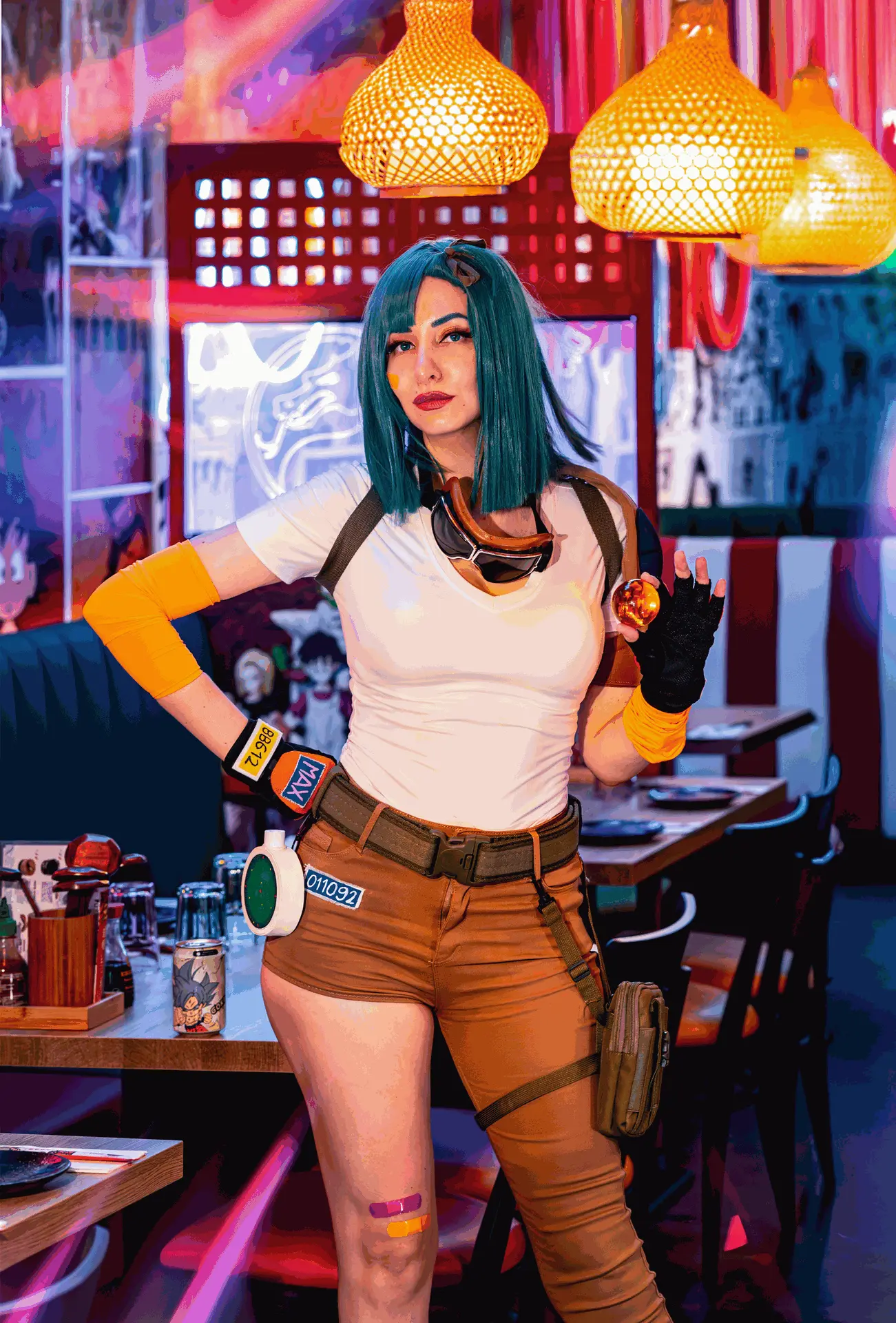 Bulma Dragon Ball cosplay por SoyIttara cosplayer girl anime