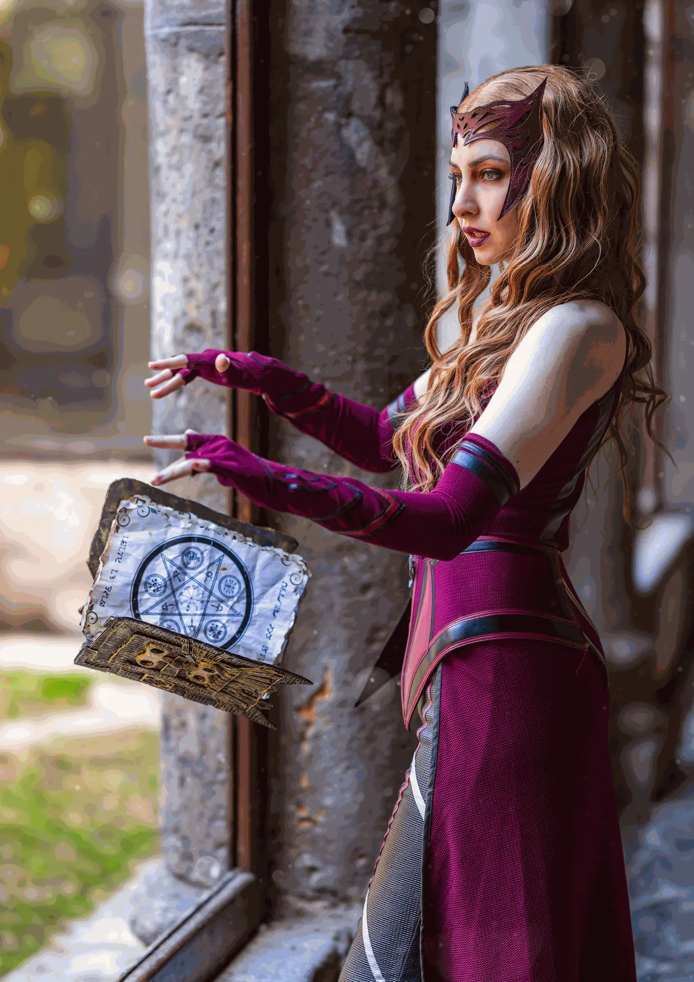 Cosplay Bruja Escarlata Wanda Maximoff Marvel – Soyittara