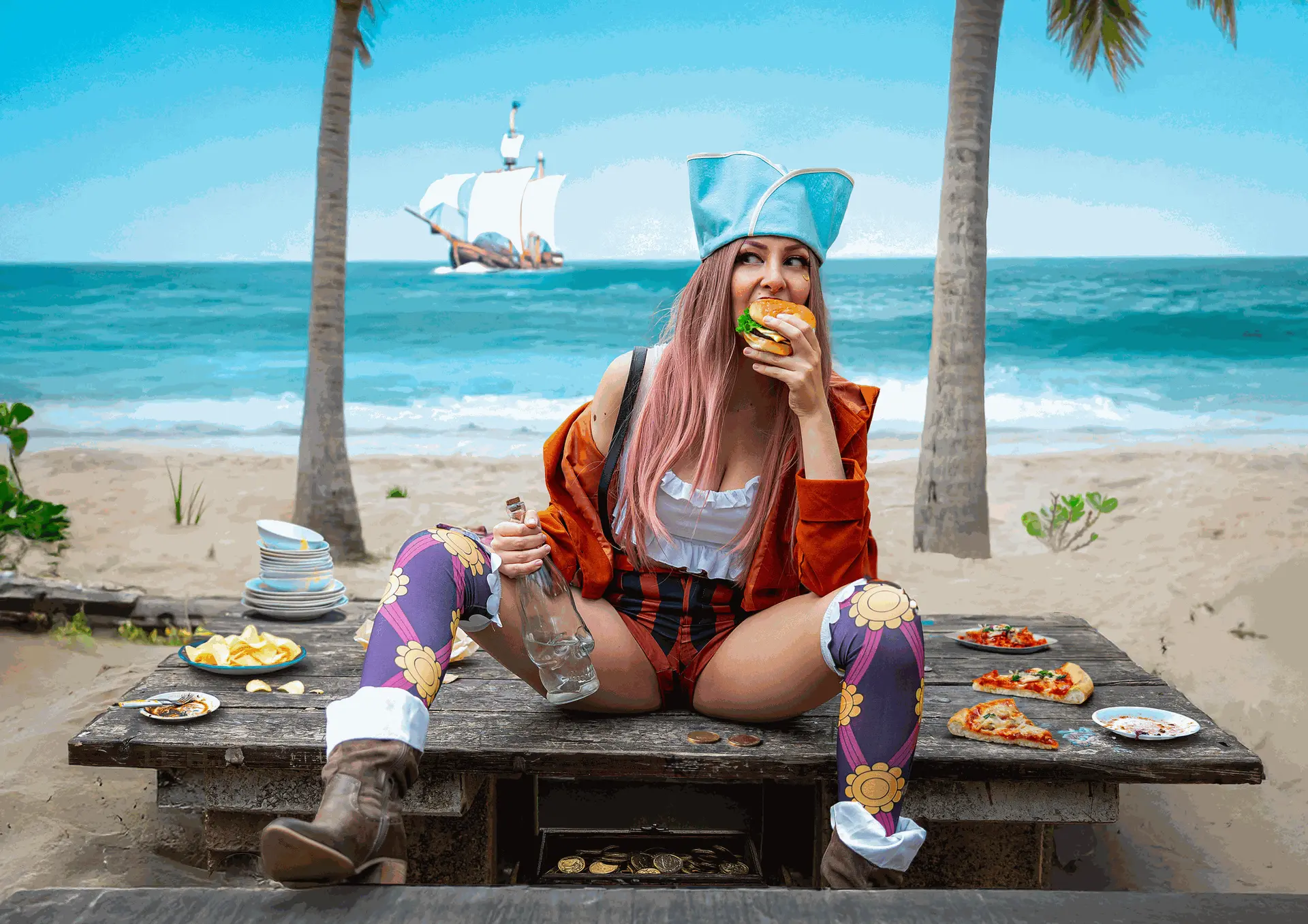 Cosplay Jewelry Bonney One Piece por Soyittara