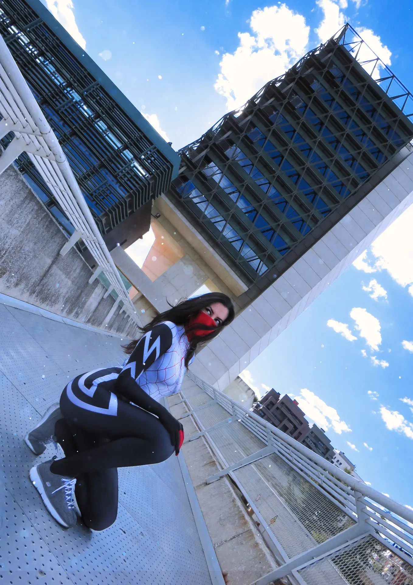Cosplay Silk de Cindy Moon Spider-Verse