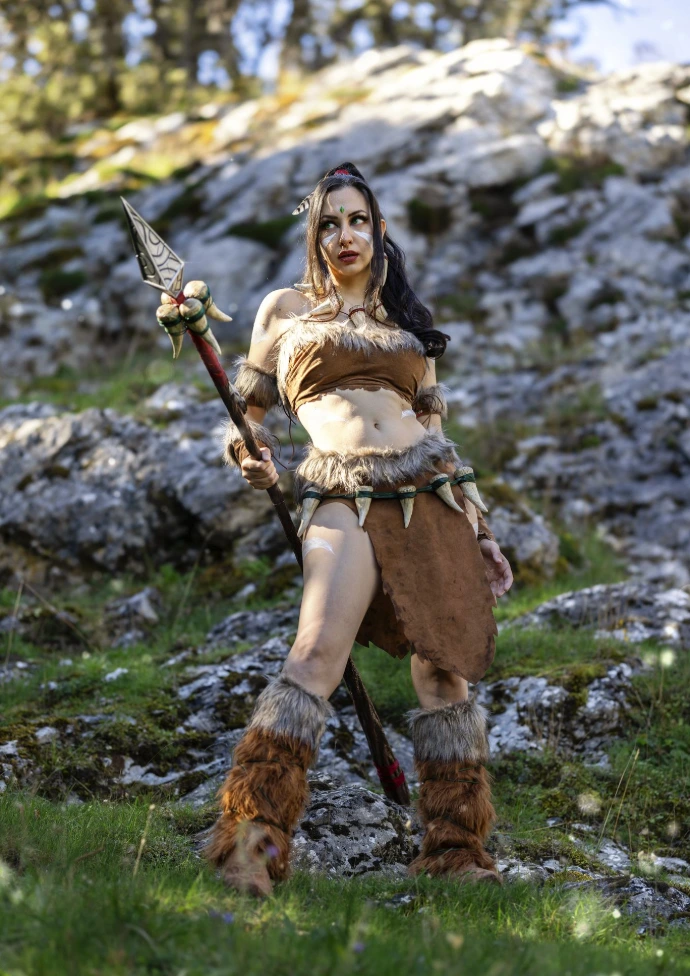 Nidalee costume League of Legends videojuego mujer