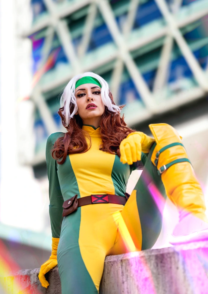Cosplay de Marvel Pícara de X-Men