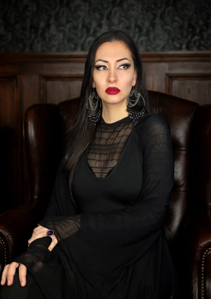 Cosplay Morticia Addams The Addams Family por Soyittara