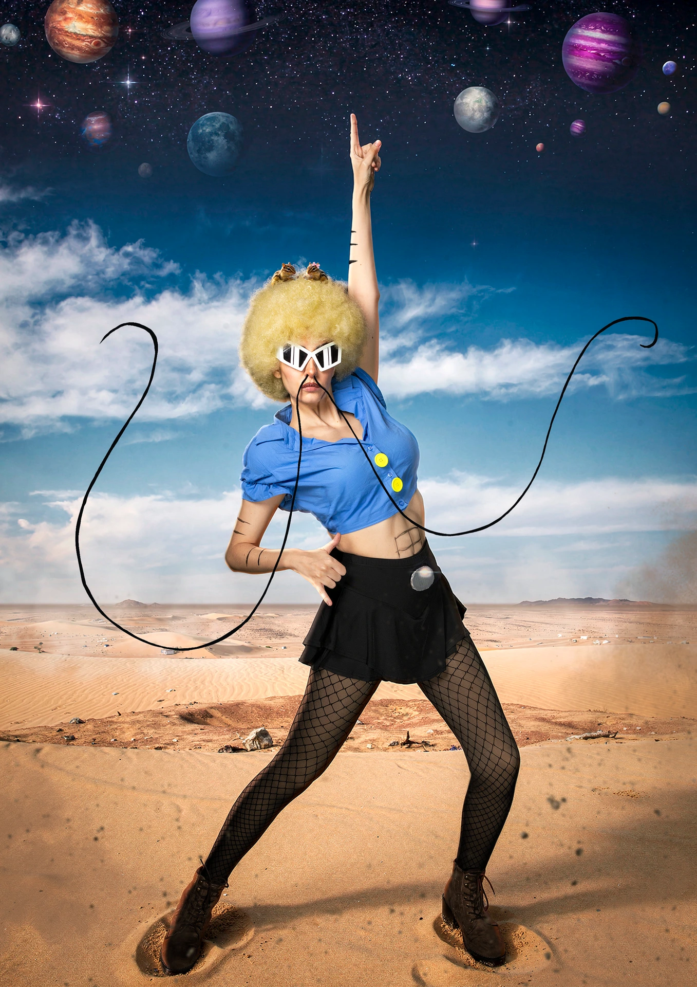 Bobobo cosplay hecho por Ittara