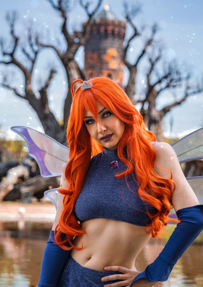 Versión oscura de Bloom en cosplay por SoyIttara colaboración con Micotaku